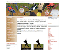 Tablet Screenshot of play-ball.cz